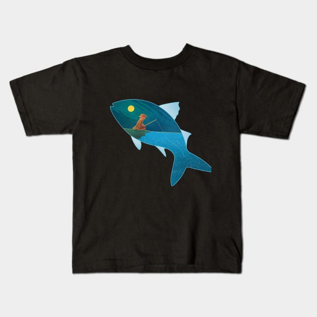 Fishing is Life Kids T-Shirt by KreativPix